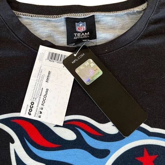 NWT, NFL Tennessee Titans Cropped Tee Size S - Picture 6 of 8